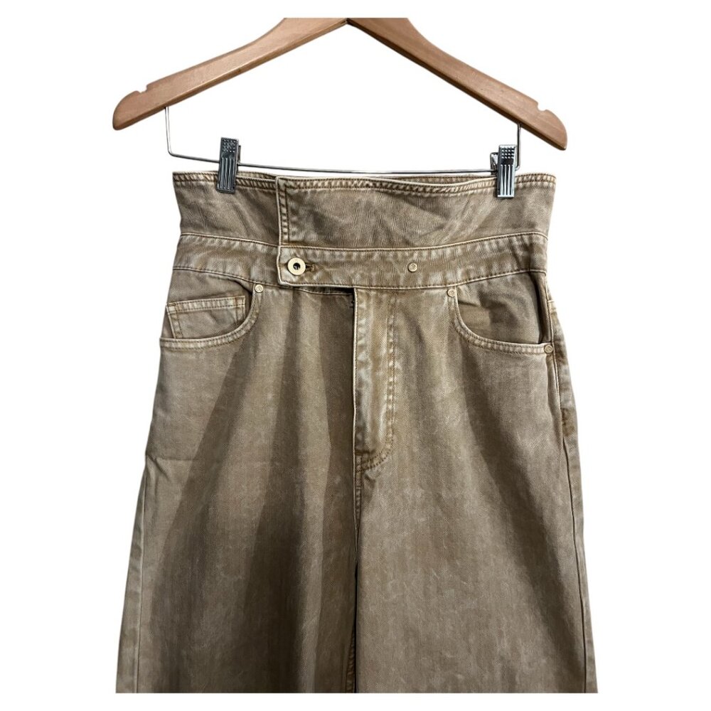 Scotch & Soda Women's High Waist Jeans | Brown Washed | Size 26 | Relaxed Fit - Picture 4 of 12
